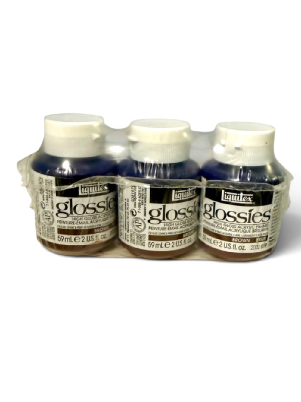 Discontinued LIQUITEX BROWN Sealed
Glossies Paint 2-oz jars - High Gloss Enamel